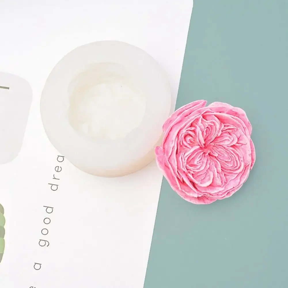 Blume Rose Silikon Kerze Form 3D Butterblume Blume Aromatherapie Gips Schokolade Gips Seife Eiswürfel Moud Hochzeit