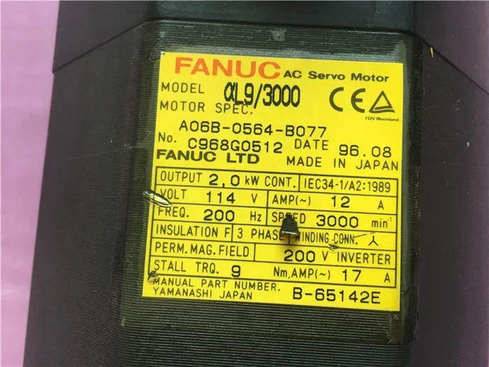 A06B-0564-B077 Fanuc Servo Motor for CNC Machine