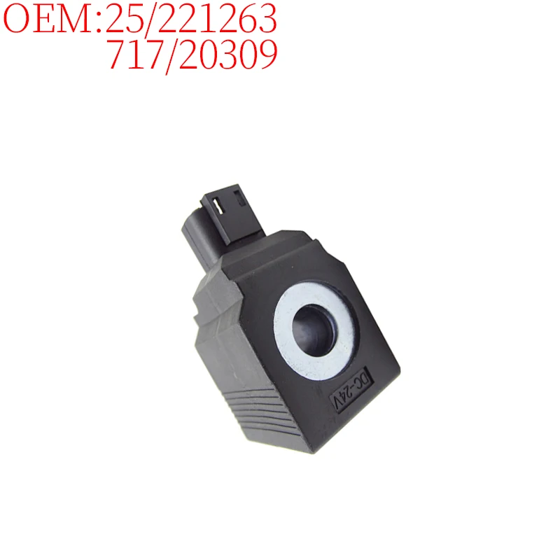

Loader Accessories Construction Machinery Parts 25/221263 25-221263 25221263 717/20309 Solenoid Valve Coil for JCB 3CX 4CX New