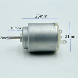 Mabuchi 140 Electric DC Motor DC 3V-6V 9800RPM Mini 21mm Round Motor 4WD Toy Engine DIY Electric Toy Model Design Accessories