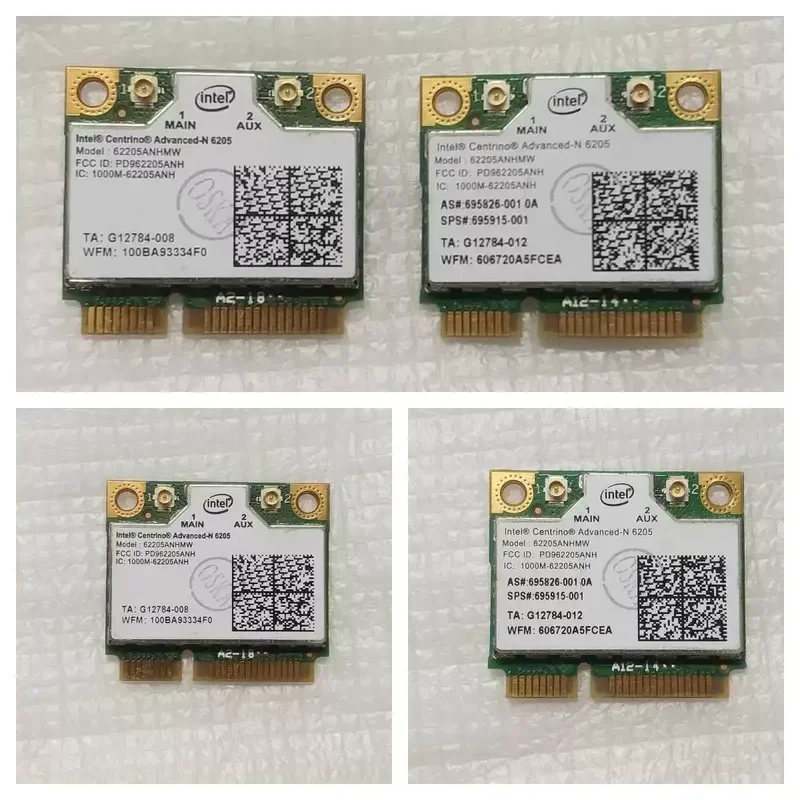 for Intel 62205ANHMW 6205AGN Wireless Network Card 2.4G 5G Dual Band 300Mbps Notebook WiFi Adapter PCI-E Interface