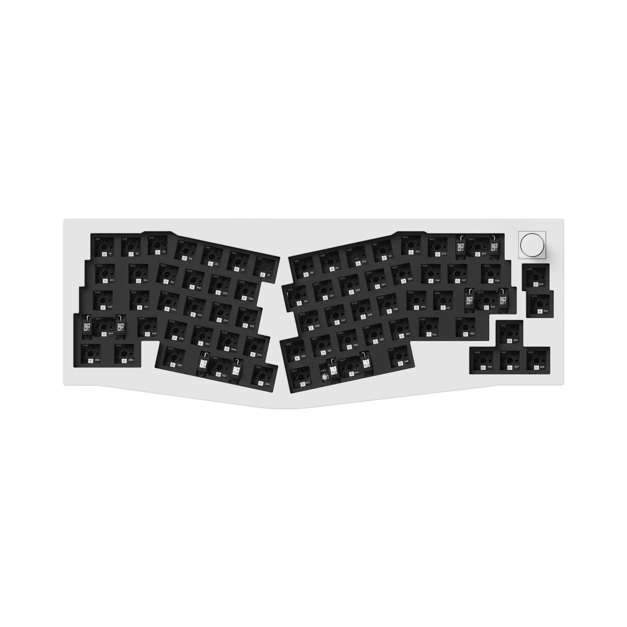 

Keychron Q8 Pro (Alice Layout) QMK/VIA Wireless Custom Mechanical Keyboard Barebone Knob Version