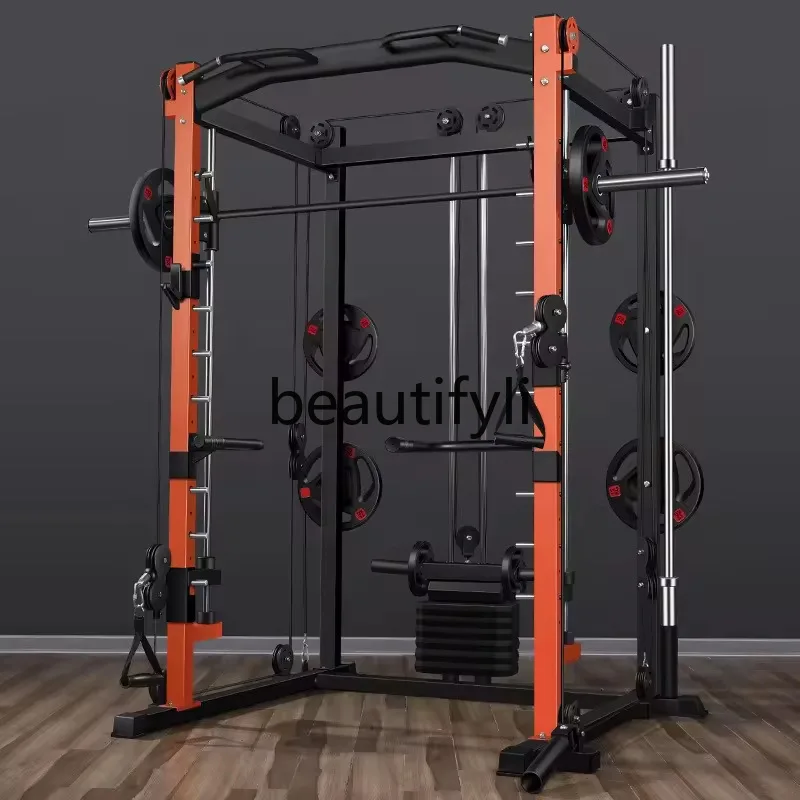 

Comprehensive Trainer Home Smith Machine Fitness Equipment Set Combination Squat Rack Multi-Functional