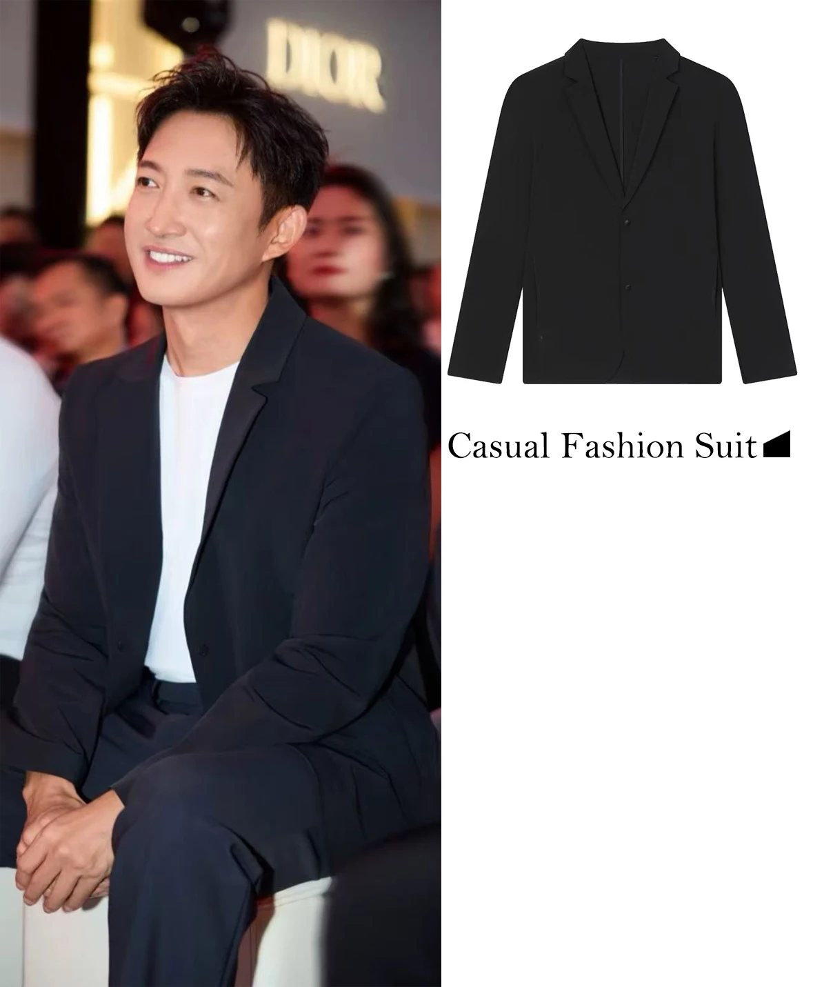 

FWRD Classic Black Suit Mens Classic Black Suit Mens Casual Black Suit Jacket Mens Versatile Black Suit Jacket #FWRD0007