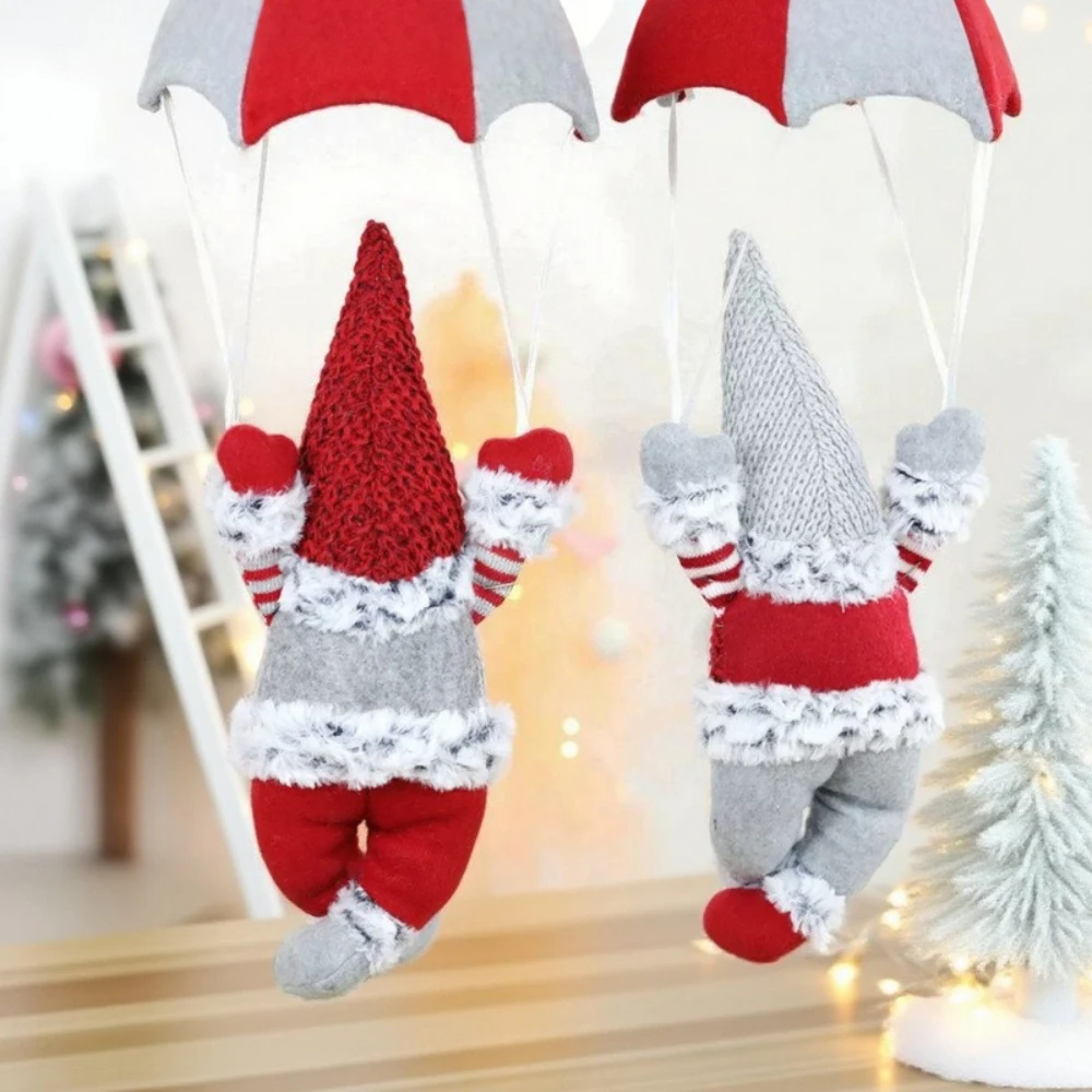 Рождественский кулон для прыжков с парашютом, кукла Санта-Клауса, детская кукла, рождественский подарок, рождественские украшения, товары для домашней вечеринки, украшения