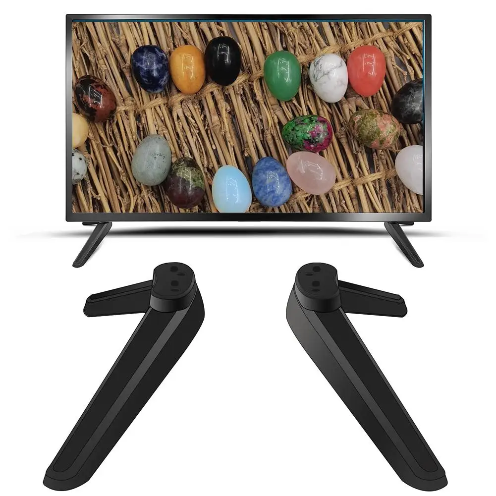 1set TV Stand Legs For 28 32 40 43 49 50 55 65 Inch TV Stand With Screws Tv Brackets Universal Tv Stand Base Holder F1O5