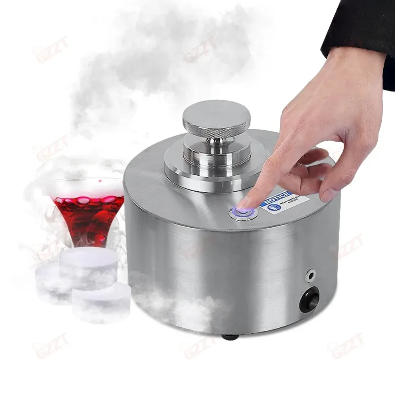 Making for Dry Ice Drink Cocktail Coffee Ice Cream Beer Whisky Cocktail