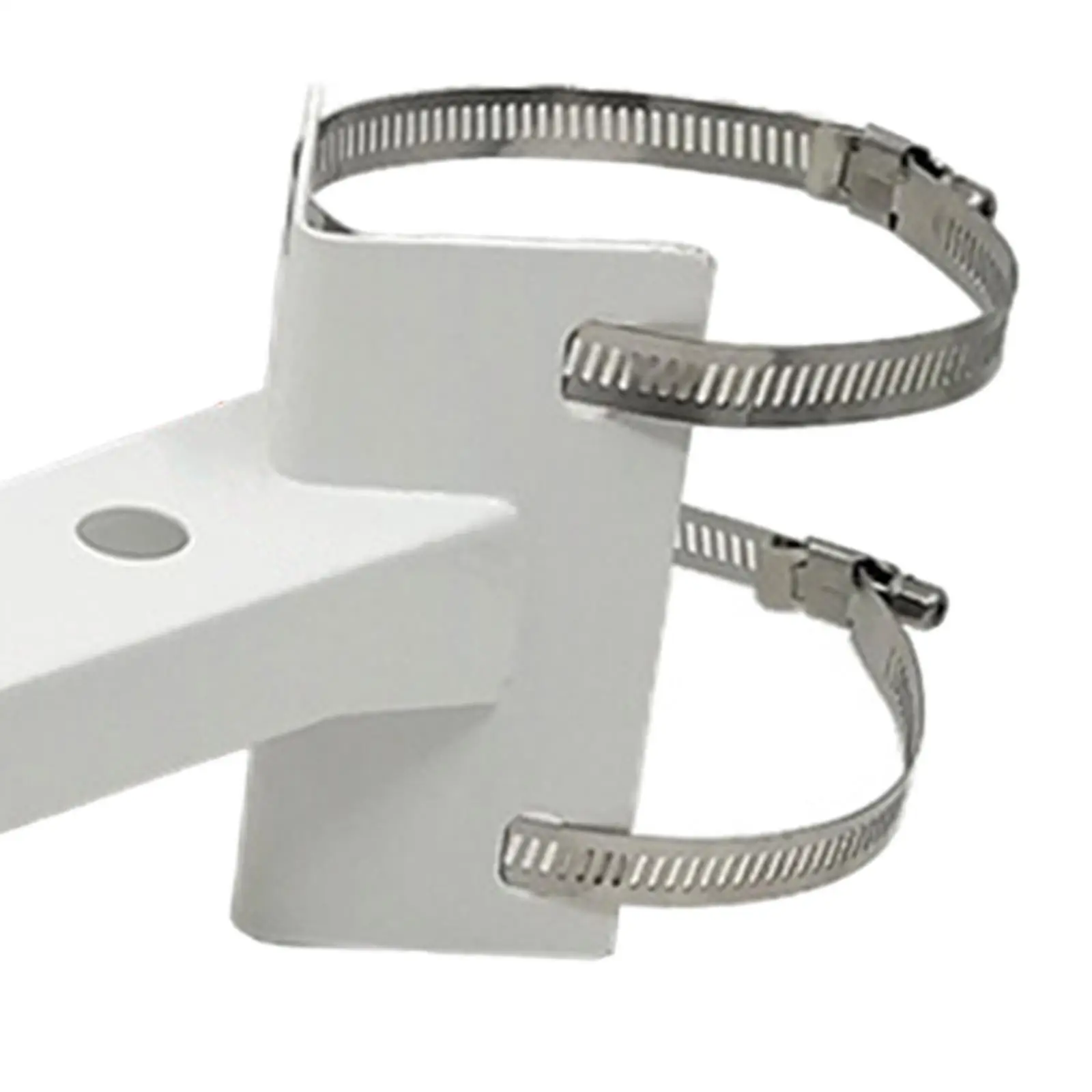 Security Camera Corner Pole Mount Bracket with Loop for Outdoor Home Ceiling