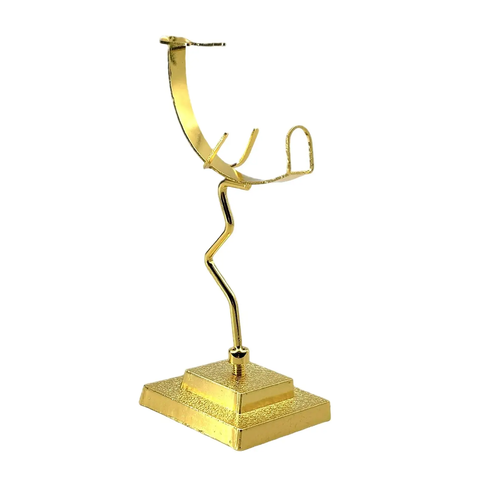 Metal Mineral Display Easel Holder Creative Rock Stand Showcase for Library Office Living Room