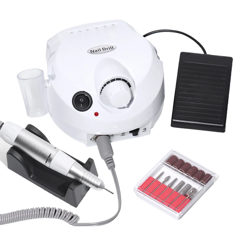 

35000RPM Electric Nail Drill Professional Manicure Machine Nail Sander Set Nail Drill Bit Portable Nail Salon Polisher Equipment