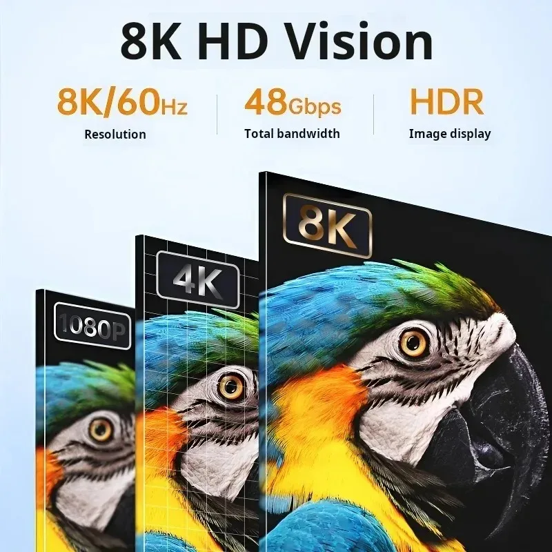 USB-C to DisplayPort Cable 8K@60HZ DP Type C to 4K 120Hz Display port Cable Thunderbolt 3/4 For MacBook Air Pro Samsung Dex