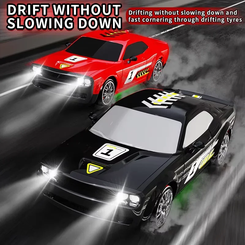 KF27 เด็กรีโมทคอนโทรลของเล่นแข่งรถ 2.4G รีโมทคอนโทรลความเร็วสูง Drift รถ 1:20 สี่ล้อไดรฟ์ของเล่นเด็กรถของขวัญ