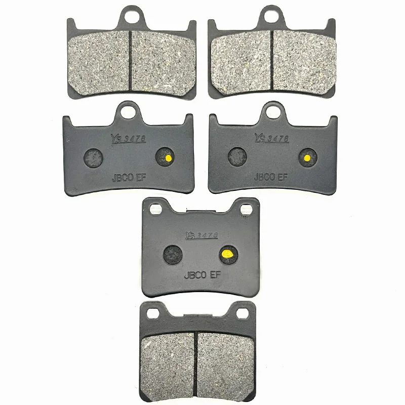 Motorcycle Front Rear Brake Pads For YAMAHA YZF600R 1997 1998 1999 2000 2001-2007 YZF600 Thundercat 1998-2000 YZF 600 600R