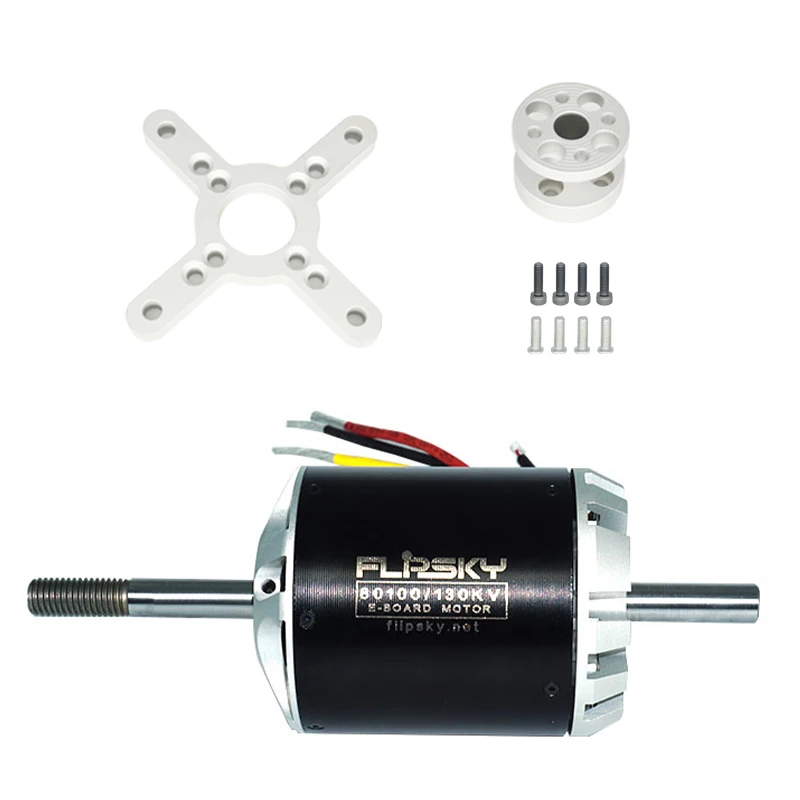 محرك 7000 وات 130 كيلو فولت 80100 محرك قوي عزم دوران عالي بدون فرش تيار مستمر Go Kart Motor
