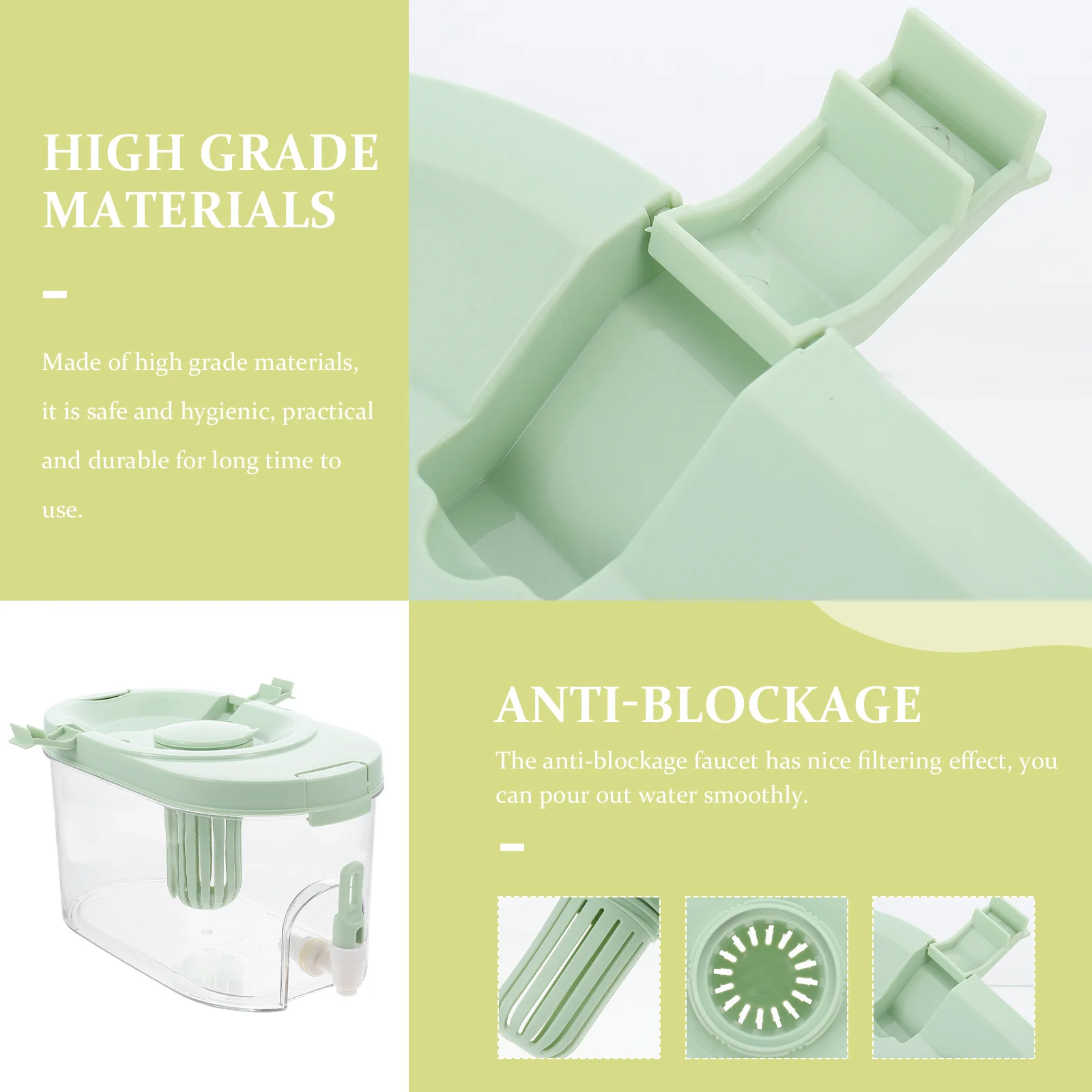 

Cold Water Bottle Large Container Summer Pot Containers Refrigerator Tank Pitcher