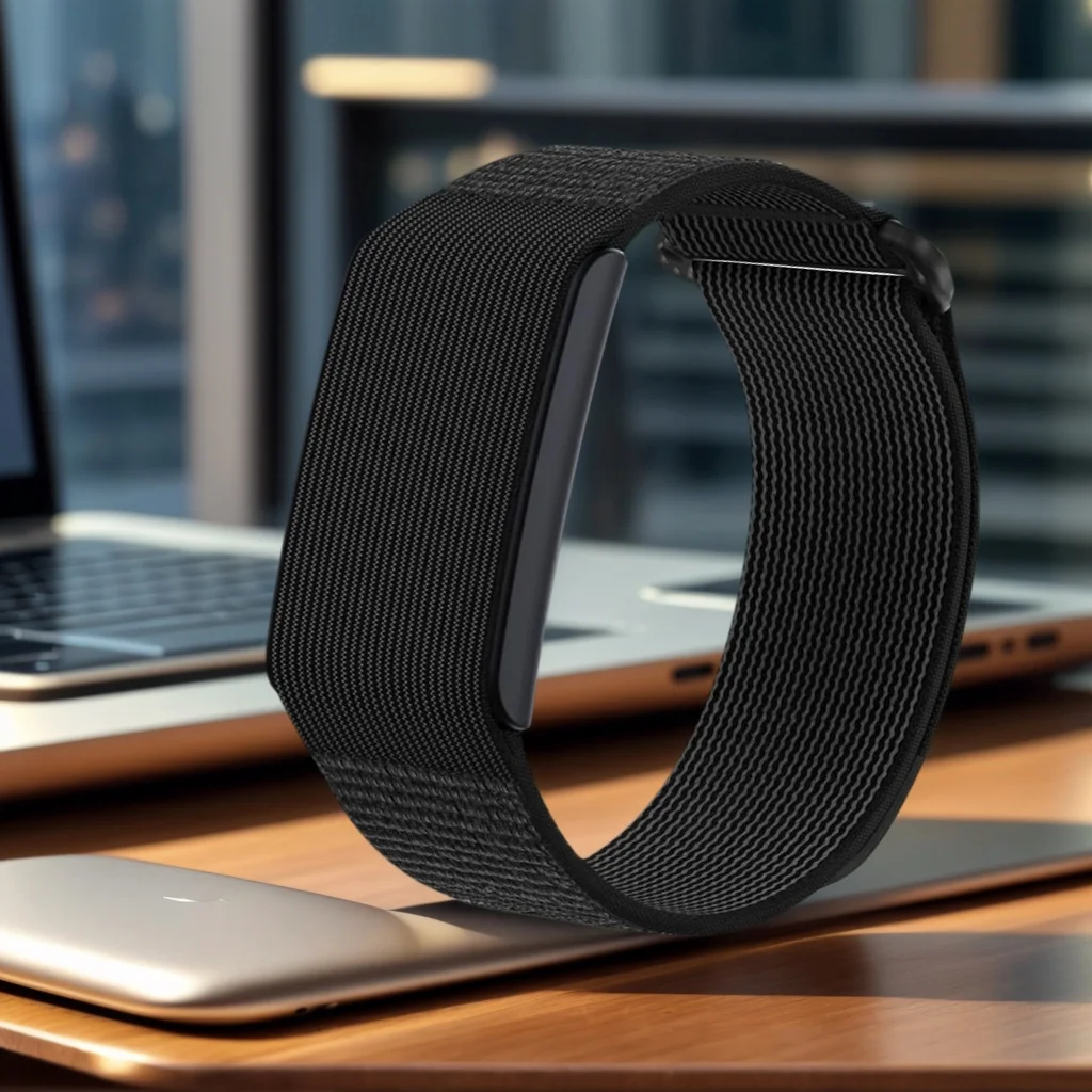 

Suitable for Amazfit Huami Helio strap wristband strap nylon loop one over full coverage wristband Velcro