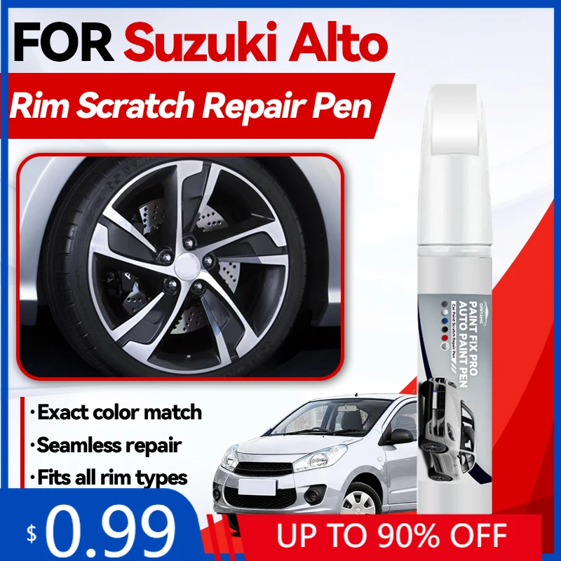 Wheel Hub Touch Up Paint Pen For Exclusive Use For Suzuki Alto 2004-2025 HA24 HA25 HA36 HA37 Paint Repair Pen Touch Up Scratch R