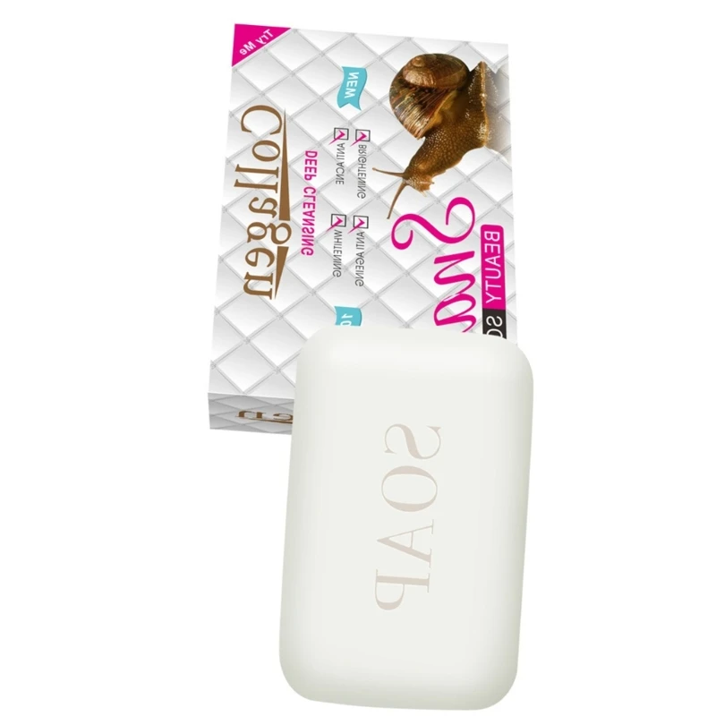 Мыло ручной работы с эссенцией улитки, мыло для мытья тела, 100 г, увлажняющее мыло, дропшиппинг