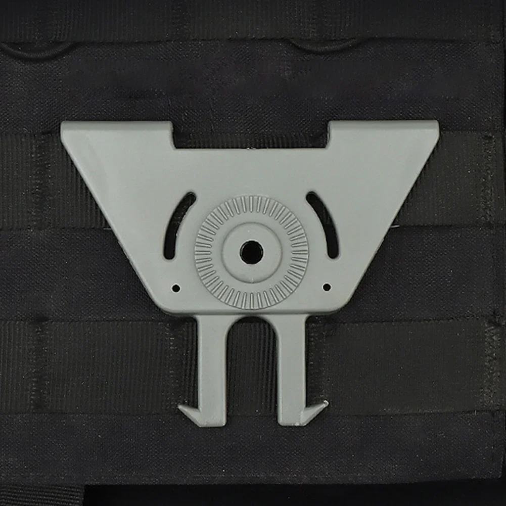 Tactical Gun Holster Magazine Molle Attachment Plate for Glock 17  M9 1911 Pistol Paddle Armor Load Vest Adapter