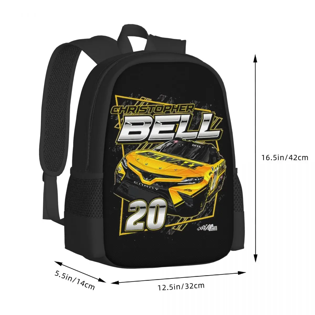 Christopher Bell 20 Travel Laptop Backpack, Business College School Computer Bag Gift for Men & Women