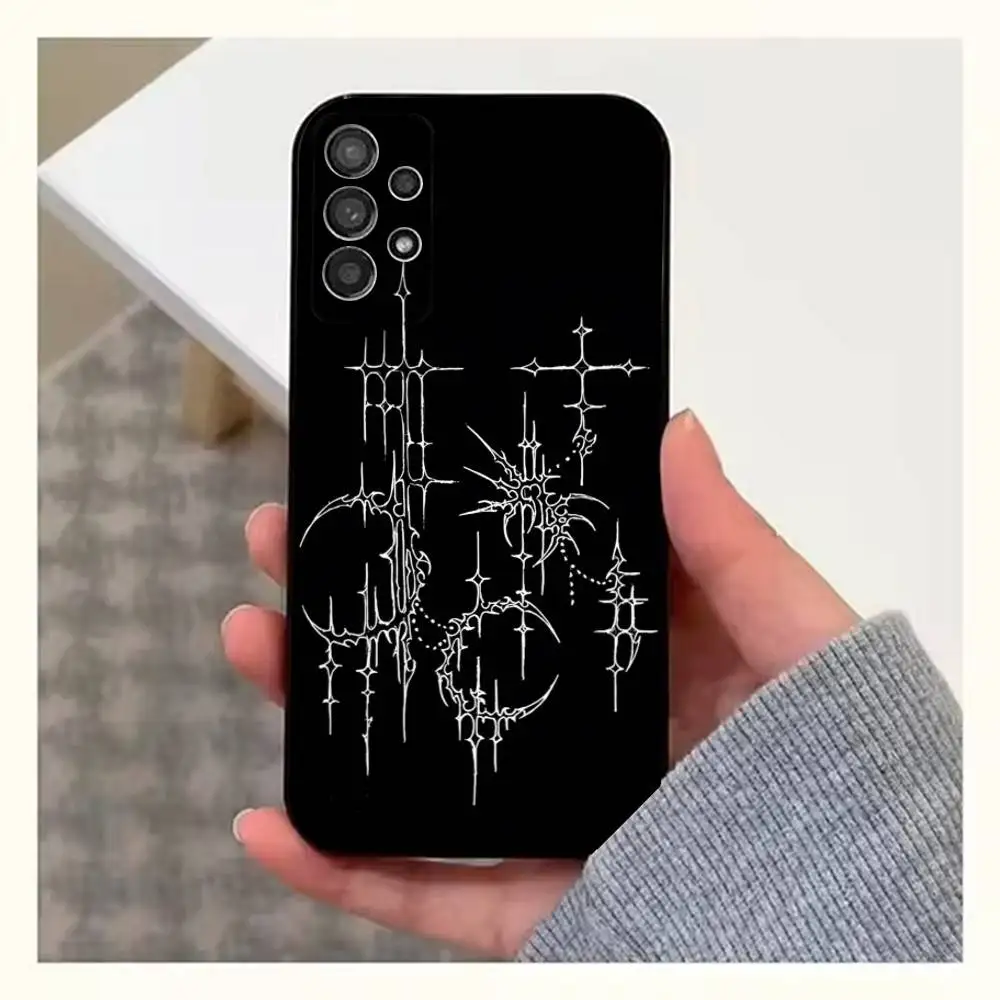 Cyber Sigil Cross Gothic Art Phone Case For Samsung S25,S24,S23,S22,S20,S21,S10,Ultra,Plus,Lite,FE,Soft Silicone Black Cover - Image 4