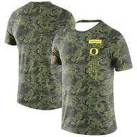 Men's Sports Quick Drying T-Shirt Duke of North Carolina University of Michigan T-Shirt Army Green Camo Short Sleeve UCLA USC