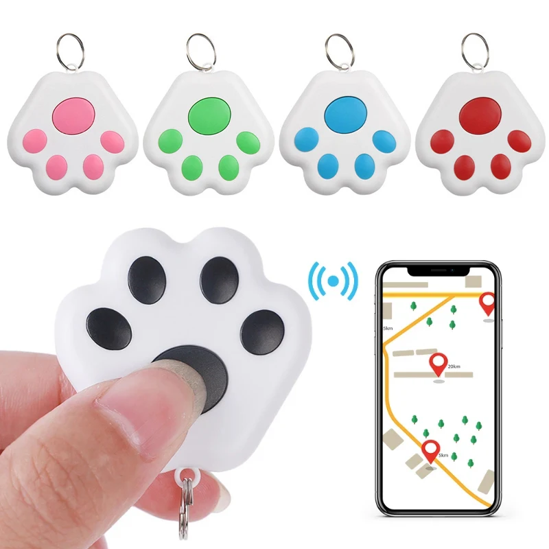 

Pet Smart GPS Tracker Mini Anti-Lost Waterproof Bluetooth Locator Tracer For PET Dog Cat Kids Car Wallet Key Collar Accessories