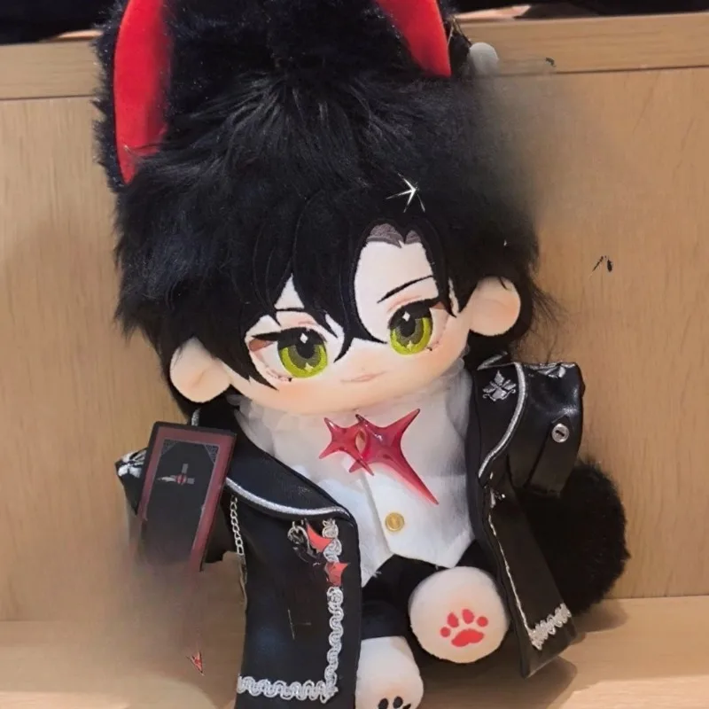 20cm Anime Gra Lord of Mysteries Kawaii Cosplay Bawełniana Lalka Ciało Leonard Mitchell Urocze Miękkie Pluszaki Figurki Zabawki Prezent dla Fanów