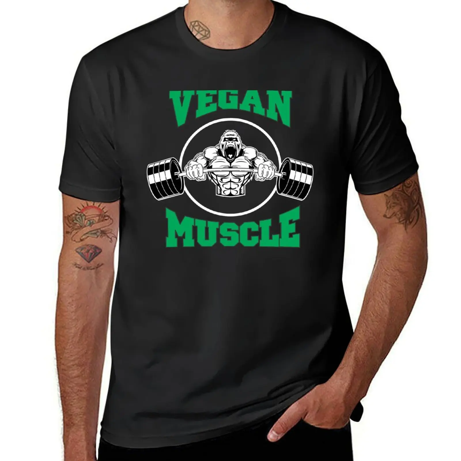 

Vegan Muscle Gym Vegan Lifestyle T-Shirt hippie clothes cute tops tops customs fitted t shirts for men