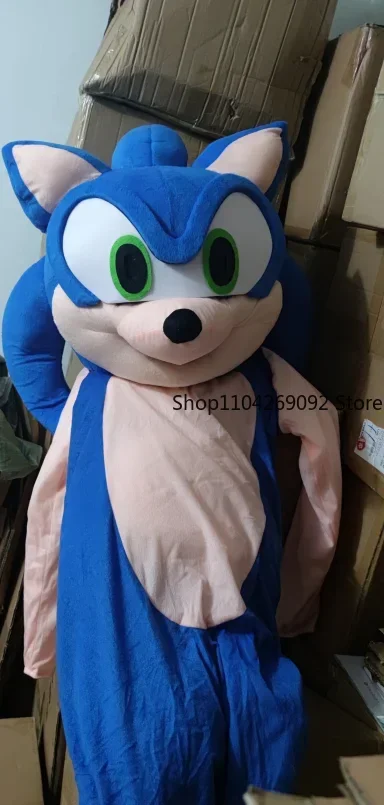 Cosplay Anime Hedgehog Mascot Costumer Cartoon Character Fursuit Party Costumer Halloween Outfit Attractive Fancy Dress Mascotte