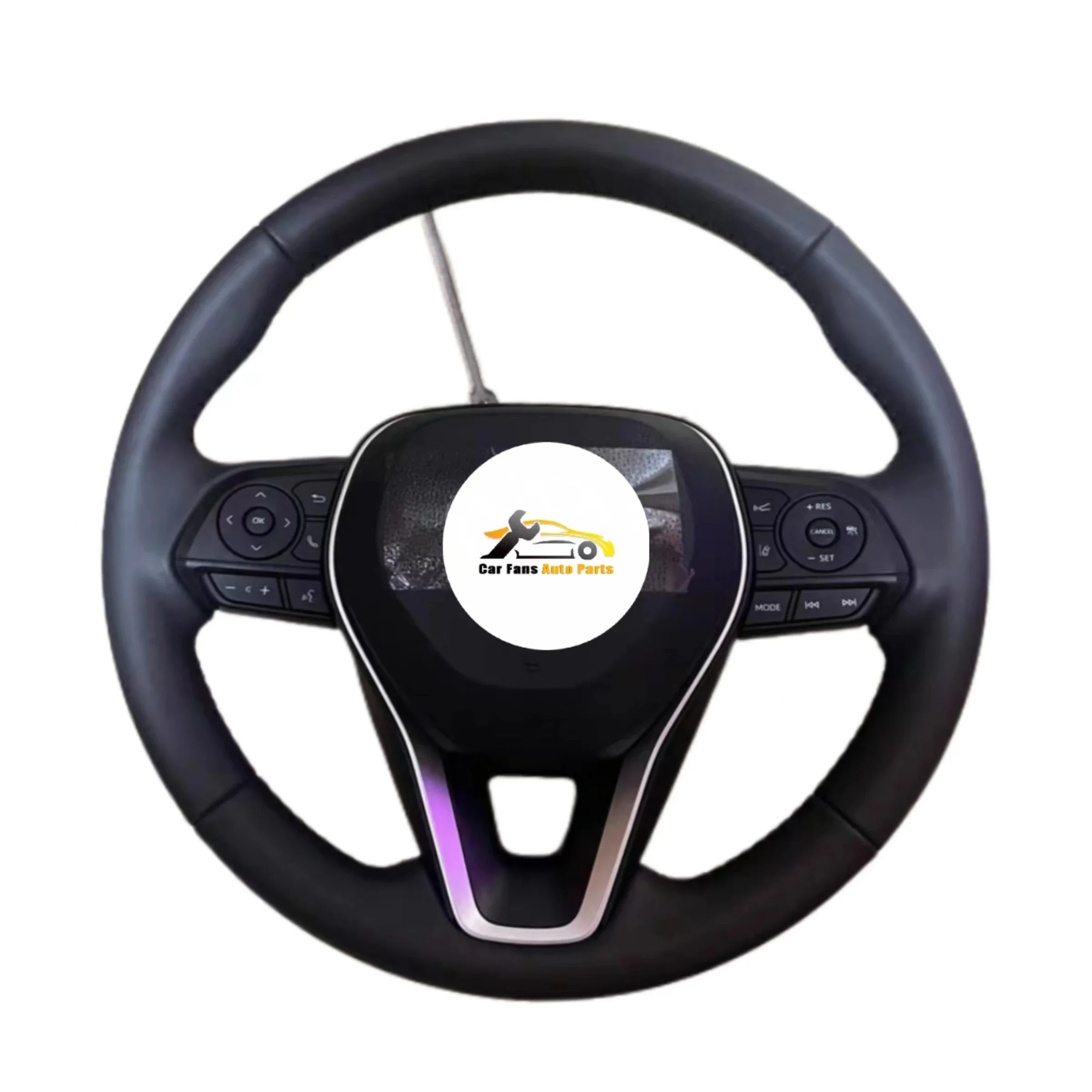 

high quality Auto Leather Carbon Fiber car steering wheel For Toyota Hilux Vigo Revo Land Cruiser Prado F70 LC150 LC200