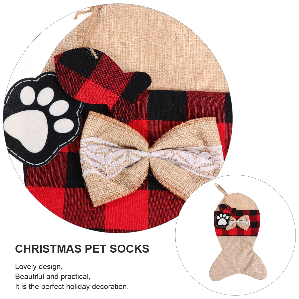 

Christmas Gift Pouch Premium Durable Storage Holiday Present Bag For Tree Fireplace Wall Home Decor Cute Stockings Design Gift
