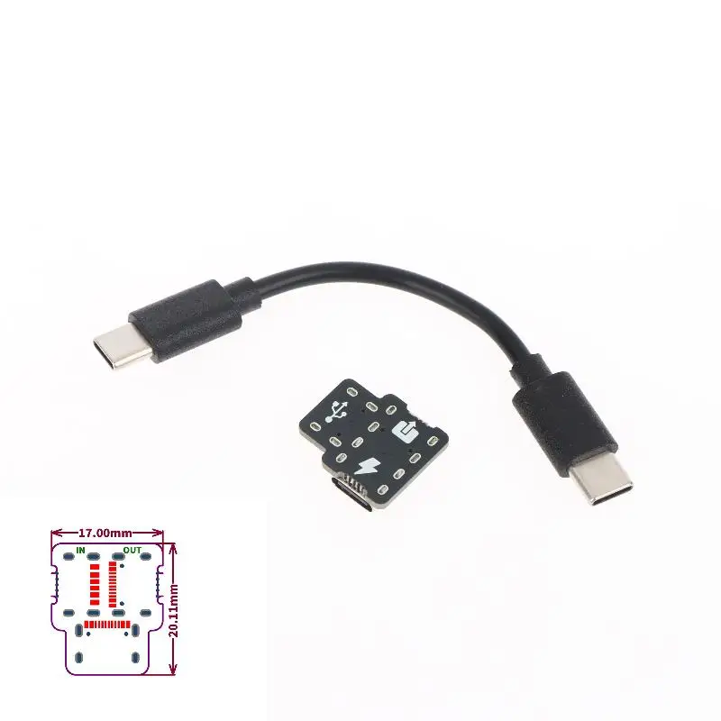 [New] Type-C Interface Power Splitter Suitable For USB 1 To 2 Module USB Power Splitter For Computer Communication Board