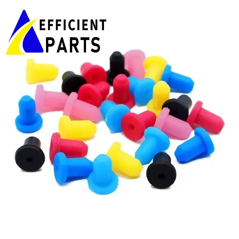 Ink Supply System High-elastic Filling Parts Refill Cartridge Silicone Seals Sealing Rubber Plug 4mm Solid Plugs