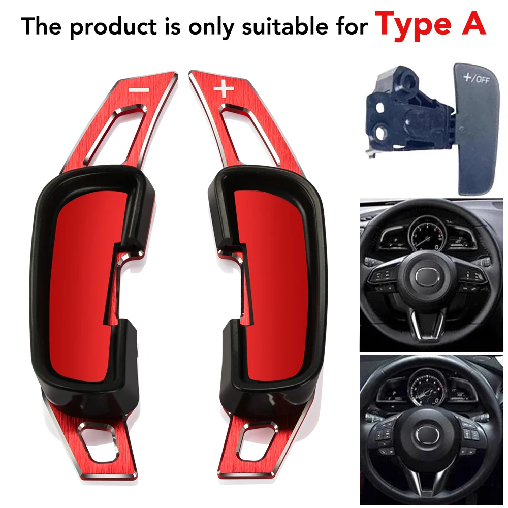 

Car Steering Wheel Shift Paddle For Mazda 2 3 6 CX-3 CX-4 2013 CX-5 2016 2017 2018 MX-5 Atenza Axela 2014-2018 DSG