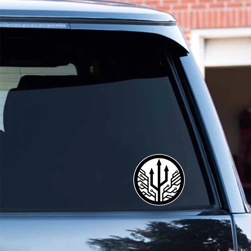 SCP Foundation Stickers 5pcs/Set PVC Adhesive Stickers Motorcycle Helmet Skateboard Luggage Computer Stickers