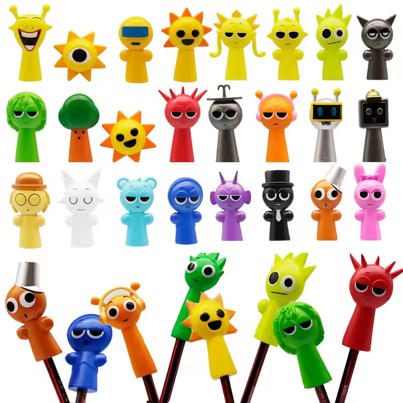 Sprunki Figures Incredibox Sprunki Toy Sprunki Figurines Oren Wenda Jevin Figure Set Pvc Model Ornament Birthday Christmas Gift