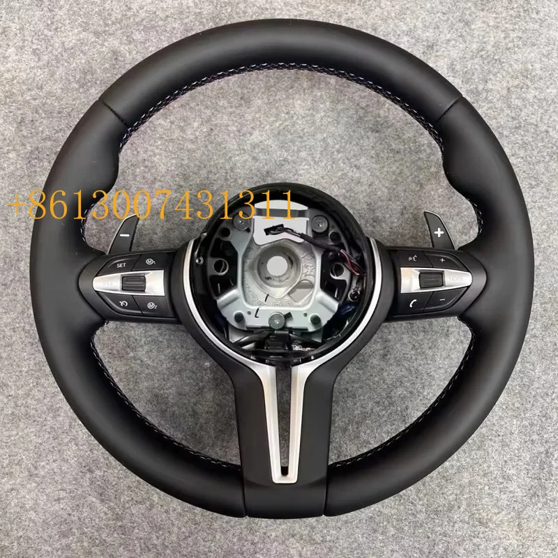 FactoryFull Leather Material Black Peorated Sport Steering Wheel F10 F30 F31 F32 F20 E92 E60 E71 X5 E70 M3 M4 M5 M6
