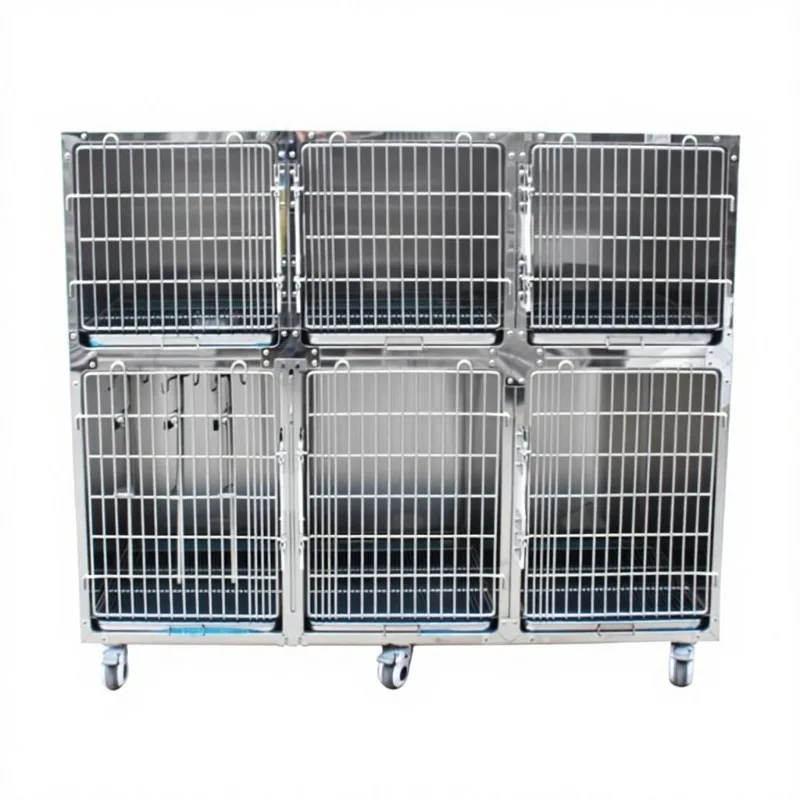 

304 Stainless Steel Veterinary Heated Oxygen Cage for Hospital Breeding and Boarding