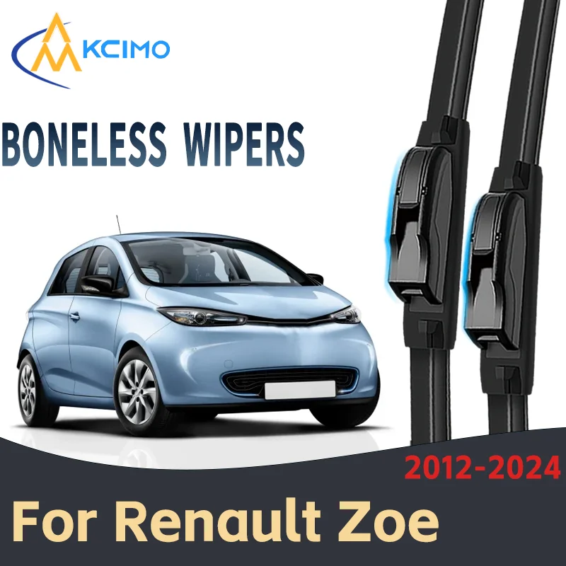 

Easy Install Wiper Kit For Renault Zoe 2012-2024 Natural Rubber Windshield Wipers Durable Silent Car Care Replacement Parts