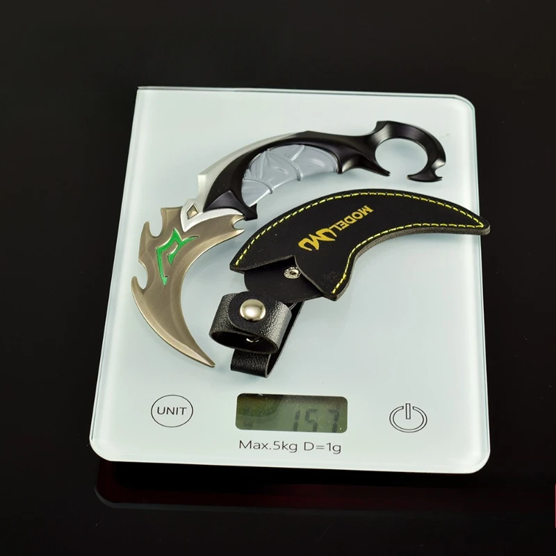 โมเดลโลหะงานฝีมือขนาด 17 ซม. จากเกม Valorant ของเล่นตกแต่งโต๊ะทำงานพร้อมปกหนัง ของขวัญ