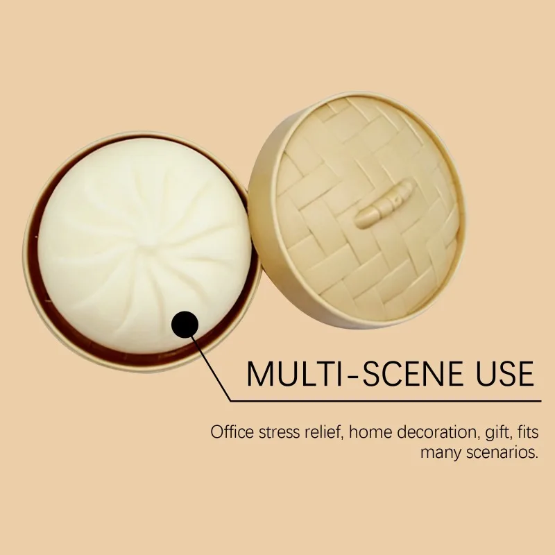 Simulation Flash Dumpling Pressure Ball Slow Rebound Soft Pinch Decompression Office Home Decorat Children Adults Birthday Gifts