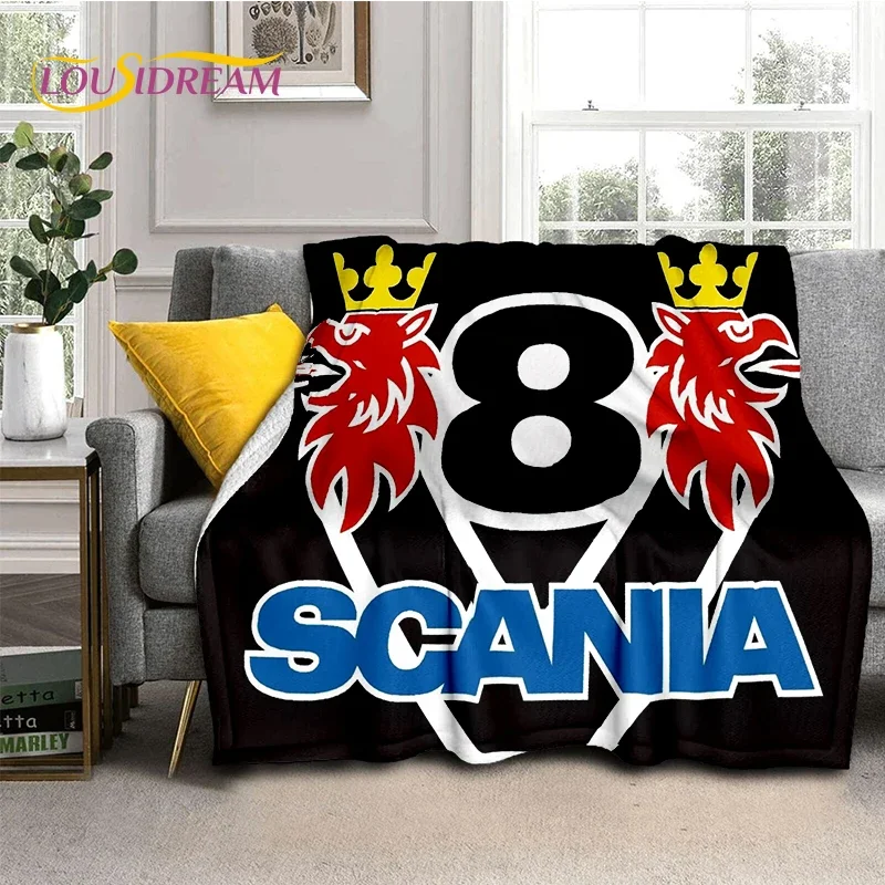 29 Style  S-Scania Top Class Truck Cartoon Soft Blankets,Throw Blanket Comfortable Blanket for Picnic Beds Sofa Home Kids Gifts