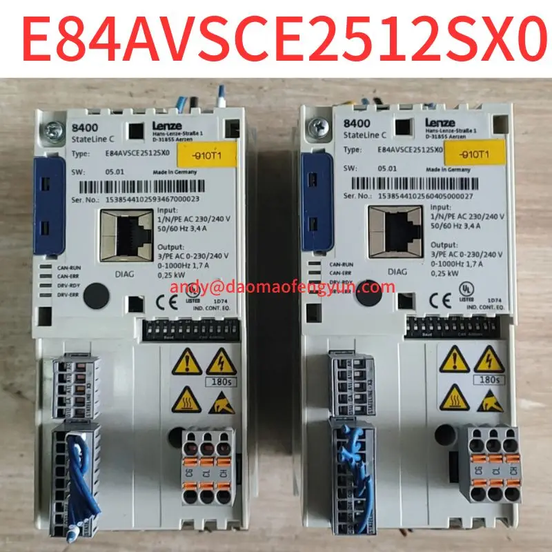 

Second-hand test OK E84AVSCE2512SX0 Inverter