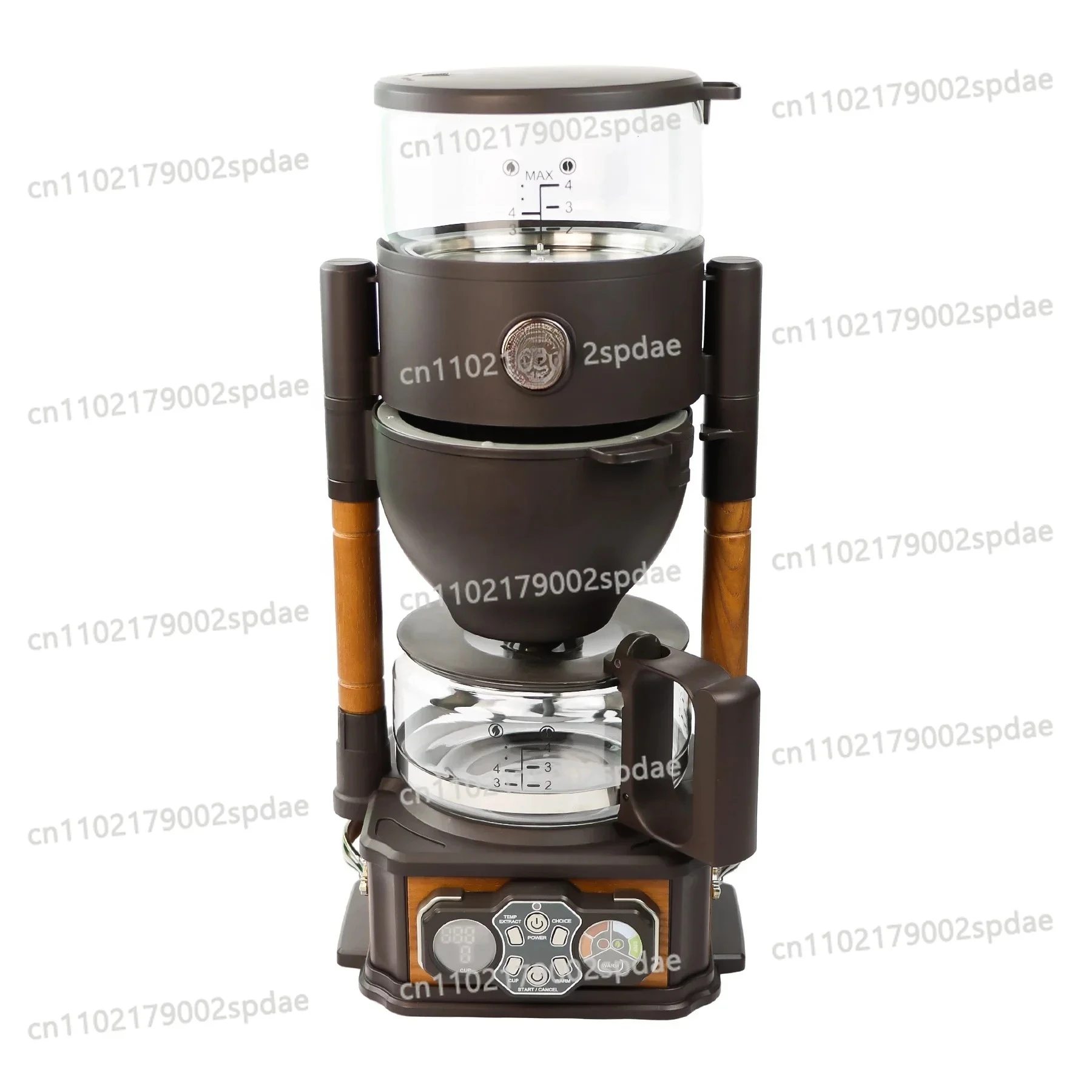 Home Electric Drip Coffee Makers Automatic Roaster Coffee Machine Drip Coffee Machine With Glass Pot