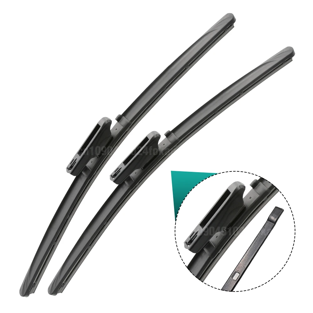 Silicone & rubber  Front Wiper Blades Set For Renault Clio 4 2012 - 2018 Windshield Windscreen Window Brush 26