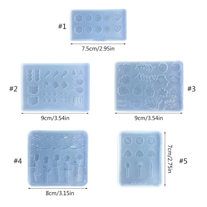 Food Grade Silicone Mold DIY Mini Creative Cookie/Food/Flower/Rose/Knife and Fork Shape Mould Crackers Baking Tool