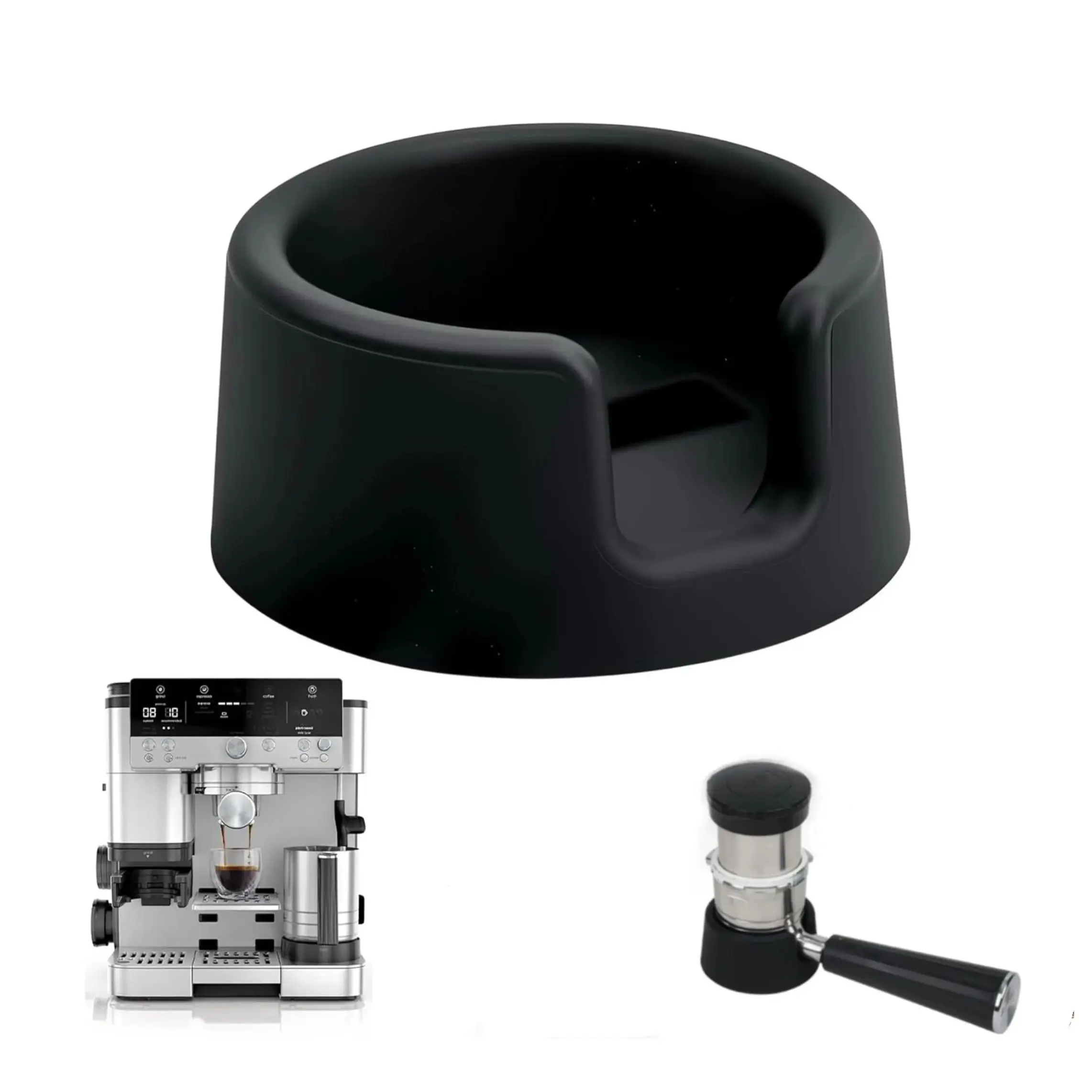 Mittelfilterhalter kompatibel mit Ninja Luxe Cafe ES601 ES701, Espresso-Tampfstation für Ninja-Espressomaschine