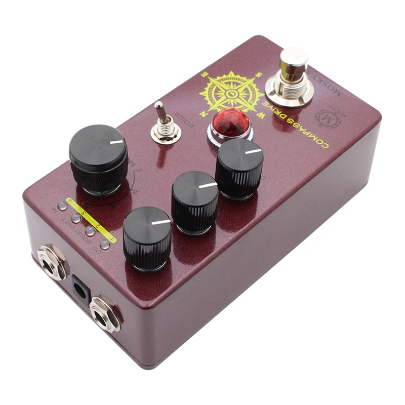 

MOSKYAUDIO COMPAS Guitar Overdrive Disortion Boost Effects Pedal True Bypass Function Guitar Effects Processor Parts