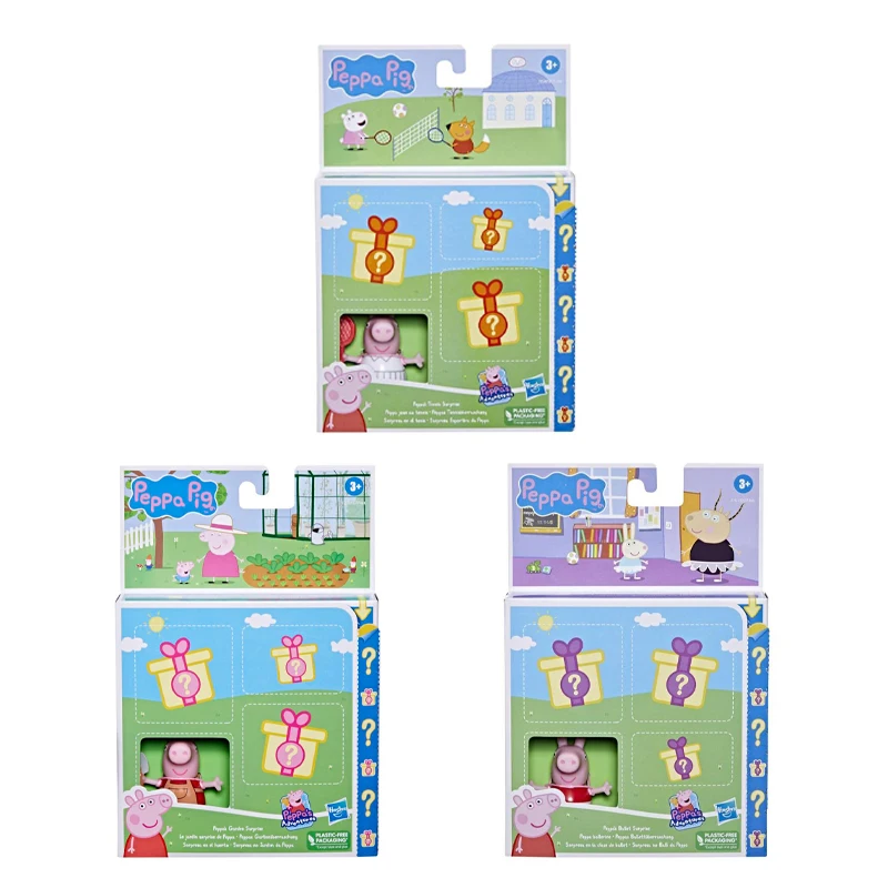 

Peppa Pig Peppa’s Adventures Peppa’s Ballet Garden Classic Cartoon Tennis Anime Figure Mini Model Surprise Toy Children Gift Toy